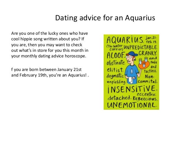dating an aquarius